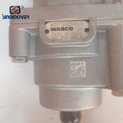 WABCO piezas originales piezas de repuesto 4613150980 uso de válvula de freno de pie para HOWO SHACMAN FAW DAF MAN camión