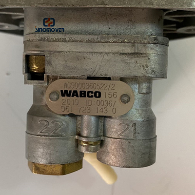 WABCO piezas de repuesto originales piezas de repuesto 9617231430 uso de válvula de freno de mano para HOWO SHACMAN FAW DAF MAN camión
