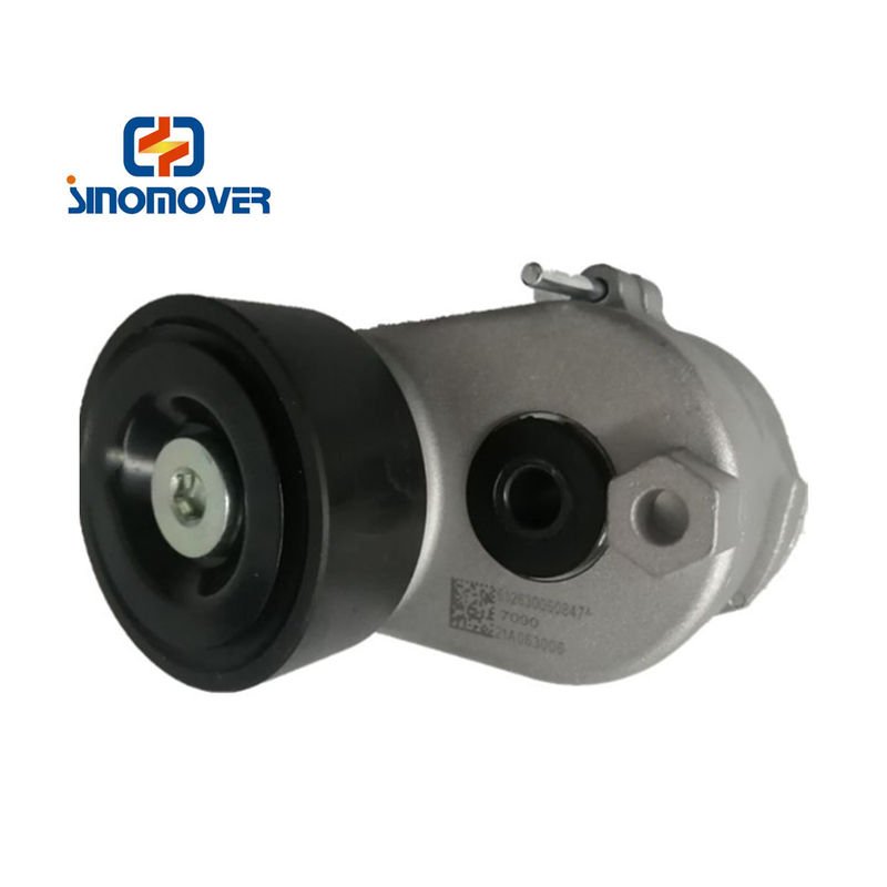 612630060847 Sistemas de motores de camiones de calidad original WEICHAI WP12 WP13 Partes de motores diésel Tensión Correa de rodillos Tensión